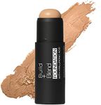 Palladio BUILD & BLEND Foundation Stick, Medium Coverage Buildable Contour Stick for Face, Ultra Blendable Creamy Formula for a Natural Shine Free Finish, Professional Makeup, 0.25 Ounce (Almond)