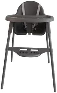 YALION kinderhochstuhl Hochstuhl Baby Kinderstuhl mit Tablett- Höhenverstellbarer Baby Chair Kinder Essen Stuhl ab 6-36 Monaten (max. 15 kg)-Grau