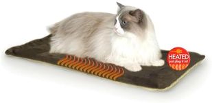 K&H Manufacturing Thermo-Kitty Mat 12.5-Inch x 25-Inch, 6-Watts, Mocha