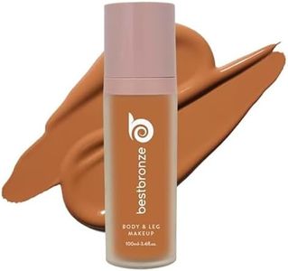 Best Bronze Bombshell Body Makeup - Tattoo Cover Up Makeup & Body Foundation Waterproof - Tattoo Concealer Waterproof for Scars, Varicose Veins Cover Up & Leg Foundation (NW45 Medium Mahogany)