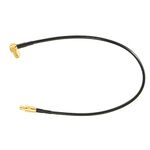 Anina 1" Universal Antenna Coaxial Extension Cable SMB Male Straight to SMB Female Right Angle for Sirius XM Home Vehicle Radio Stereo Receiver Tune