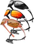 KALIYADI Polarized Sunglasses-Men Sports Sun-glasses: Mens Sunglasses Polarized UV Protection for Fishing Driving Cycling