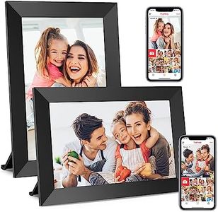 Frameo 10.1 Inch WiFi Digital Picture Frame, 1280x800 HD IPS Touch Screen Photo Frame Electronic, 32GB Memory, Auto-Rotate, Wall Mountable, Share Photos/Videos via Frameo App from Anywhere 2 Pack