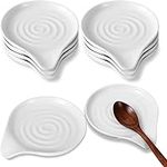 8 Pcs Ceramic Spoon Rest Porcelain 