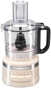 KitchenAid 7 Cup Food Processor Almond Cream KFP0719 250W BPA Free 3 Speed 1.7L, In-Bowl Accessory Storage