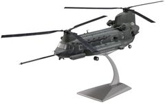 Eairsoky 1:72 Scale Boeing MH-47G Chinook Special Operations Weathered Helicopter Die-cast Model for Collection or Gift