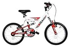 Dallingridge Raven Boys Full Suspension Mountain Bike, 16" Wheel - White/Red