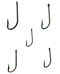 Coral - Bronze Ringed Fishing Hooks 5 Different Type Sizes No.1/0 to 5/0 Quantity:Total 50pcs (Each Size 10pcs)