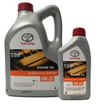 Toyota Genuine Synthetic Engine Oil 0W-20 Hybrid Engines Pack of 6 Litres