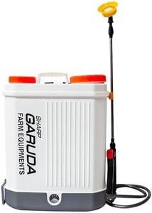 Sharp Garuda Spray Pump - 20 Liter Tank for Agriculture Garden Sprayer, Double Motor 12volt 12amp Charging Battery and Pesticide, Fertilizer & Farming Knapsack Electric Power Kisan Machine