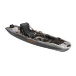 Pelican Catch Mode 110 Premium Angler Kayak - Fishing Kayak with Lawnchair seat and Transom Mount - 10.5 ft - Granite