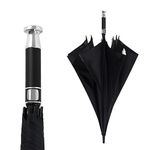 PURAM Big Umbrella for Men, 54 Inch Auto Open Large Umbrella,Golf Umbrella with Reflective Stripe and Cover, Windproof and UV Protection Umbrella Big Size for 2-6 Men, Women Random Color