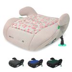 My Babiie MBCSB10 Booster Car Seat - Lightweight at 1kg, Approx. 6-12 Years (125-150cm, 22-36kg), R129, i-Size Backless Child Car Seat, Group 3, Compact, Portable, Ideal for Travel - Pink Leopard