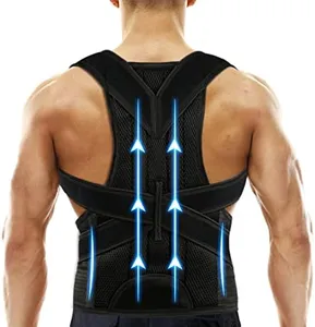 Back Brace Posture Corrector for Women and Men - Relief for Waist, Back and Shoulder Pain - Adjustable and Breathable Posture Back Brace - Improve Back Posture and Provide Lumbar Support XL(37"-42")