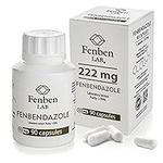 Fenbendazole 222mg, Purity >99%, by Fenben Lab, Certified Third-Party Laboratory Tested, Analysis Report Included, 90 capsules