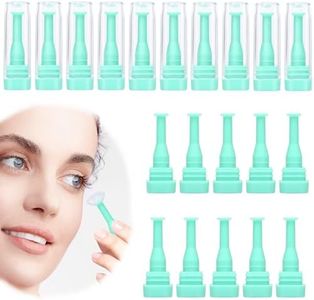 Jozaya 10 Pack Hard Contact Lens Insertion and Removal Tool for RGP and Scleral Lenses - Plunger Suction Cup (Green)