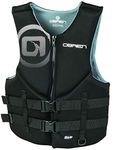 O'Brien Men's Traditional Neoprene Life Jacket, Black, Medium