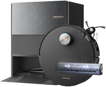dreame Aqua10 Ultra Roller Complete Saugroboter mit Wischfunktion, 30.000Pa Saugkraft, 8 cm Hindernisfreiheit, Selbstreinigung der Rollen, automatisches Entleeren, intelligente Sprachsteuerung Schwarz