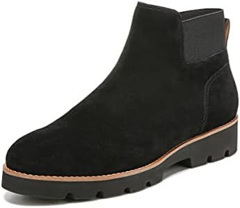 Vionic Womens Brionie Suede Ankle Chelsea Boots Black 5 Medium (B,M)