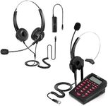 AGPTEK Binaural Headset Bundle Cord