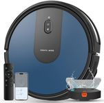 Robot Vacuum Cleaner with Mop, 4-in-1 Robotic Vacuums, 4000Pa Ultra Strong Suction, Long Running Time, Self-Charging, Alexa/App/WiFi for Pet Hair Hard Floor and Carpet (TBlue)