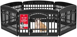 IRIS USA 24" 6-Panel Dog Playpen wi