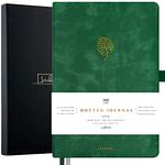 Scribble & Dot® Bullet Planner - Dotted Journal | A5 Ultra Thick 160gsm Paper - Premium Dotted Journal for Artists and Creators, Includes Pen Test Pages (Monstera Leaf)