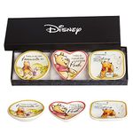 Disney Christopher Robin's Winnie The Pooh Trinket Tray Gift Set, 3 Piece Jewelry Dish Ring Holder