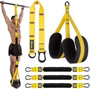 Pull Up Assistance Bands, Adjustable Heavy Duty Resistance Band for Pull Up, 3 Pull Up Bands, Comfortable Fabric Feet/Knee Rest, Assistance Bands for Pull-Up, Home Fitness, Body Stretching, Chin Up