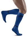 CEP - Women's THE RUN COMPRESSION SOCKS TALL | knee high stabilizing running compression stockings | sports socks | Blue | M