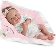 The Ashton-Drake 'Blessed Are The Pure Of The Heart' Newborn Baby Girl Doll - Realtouch® Realistic Vinyl Skin - With Baby Blanket, A Collectors Lifelike Baby Girl Edition