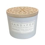 Sand + Fog Scented Candle - Limoncello – Additional Scents and Sizes – 100% Cotton Lead-Free Wick - Luxury Air Freshening Jar Candles - Perfect Home Decor – 12oz