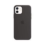 Apple Silicone Case with MagSafe (for iPhone 12 | 12 Pro) - Black - 6.1 inches