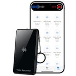 64GB Voice Recorder,Audio Recorder with AI-Intelligent Triple Noise Cancellation,Recording Device with 3072Kbps,Digital Voice Recorders with 4000Hours Store,Ideal for Meetings, Interviews