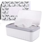 Wipes Dispenser Portable Wet Wipe Pouch Baby Wipe Holders Reusable Wet Wipes Holder Case Wipe Warmer With Baby Diaper Disposal Bags Wipe Container Travel Outdoor Tissue Keeps Wet Wipes Moist And Fresh