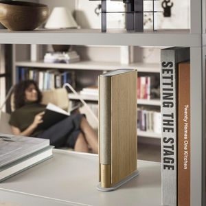 Bang & Olufsen Beosound Emerge Compact WiFi Bluetooth Bookshelf Speaker – Gold