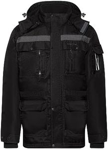 Arctix Men's Performance Tundra Jacket with Added Visibility, Black, 3X-Large