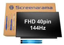 SCREENARAMA New Screen Replacement for Acer Nitro AN515-54, FHD 1920x1080, 40pins, 144Hz, IPS, Matte, LCD LED Display with Tools