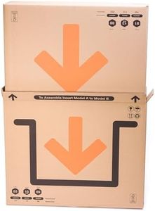 TELECAJAS | Caja Cuadros Grandes Telescópica y Robusta: Televisores Planos, TV | Hasta 55' pulgadas | Pack de 3 cajas