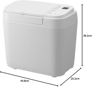 Panasonic Automatic Breadmaker – Gluten Free, Nut Dispenser, White