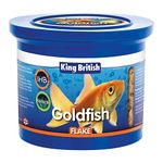 King British | Goldfish Flake With Immuno Health Booster | Complete Food for Coldwater Fish | Helps Prevent Infection and Disease | Includes Essential Vitamins | 200g