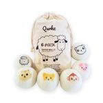 Premium XL Wool Dryer Balls (6-Pack) - Hypoallergenic, Reusable, Organic, Eco-Friendly Alternative to Fabric Softener & Dryer Sheets for Softer, Faster Laundry Times