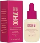 Coco & Eve Sunny Honey Bronzing Face Drops (Medium Glow) for Natural Self Tanning . Hydrating Hyaluronic Acid. Gradual Face Tanning Serum. Indoor Sunless Moisturizing Self Tanner (1 fl oz)