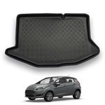 Nomad Boot Liner Compatible with Ford Fiesta 2008-2017 [Mk6] Recyclable Non-Toxic Plastic (PE) Tailored Fit Car Floor Protector Guard Tray Black Custom Fitted Accessory Dog Friendly Waterproof