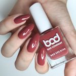 BAD COMPANY Nail Polish 10ml, No Toxin Nail Lacquer, Long Lasting, Chip Resistant, Vegan, Quick Dry & Cruelty-Free Nail Paint Enamel (Torch Bearer - 90) Brown Nail Polish