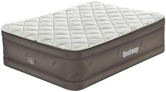 Lit gonflable Bestway Tough Guard Fortech Duvet Top 2 places 203 m x 152 m x 51 cm avec pompe électrique intégrée