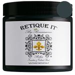 Retique It Chalk Finish Paint by Renaissance - Non Toxic, Eco-Friendly Chalk Furniture & Cabinet Paint - 16 oz (Pint), Gothic Gray