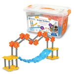 Learning Resources STEM Explorers Bridge Builders Classroom Set, 305 Pieces, Ages 5+, Building Toys, STEM Projects, Science for Kids