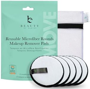 Face Makeup Remover Pads -5 Reusable Makeup Remover Pads, Makeup Remover Cloth, Makeup Eraser Cloth, Make Up Removers Cleansing Pads Face Pads, Make Up Eraser, Reusable Face Pads Rounds, Makeup Pads