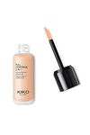 Kiko Milano - Full Coverage 2-In-1 Foundation For Acne Prone Skin Type & Concealer Liquid 01 - Wr 01 2 In 1 Foundation And Concealer Matte Satin, Superior Coverage, 1 Count